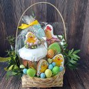 Пасхальные корзинки и букеты